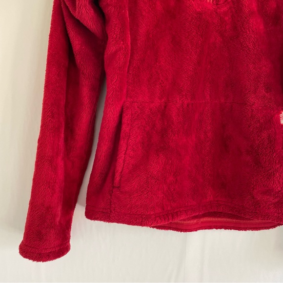 The North Face Fuzzy Red Jacket Size S - Picture 4 of 14
